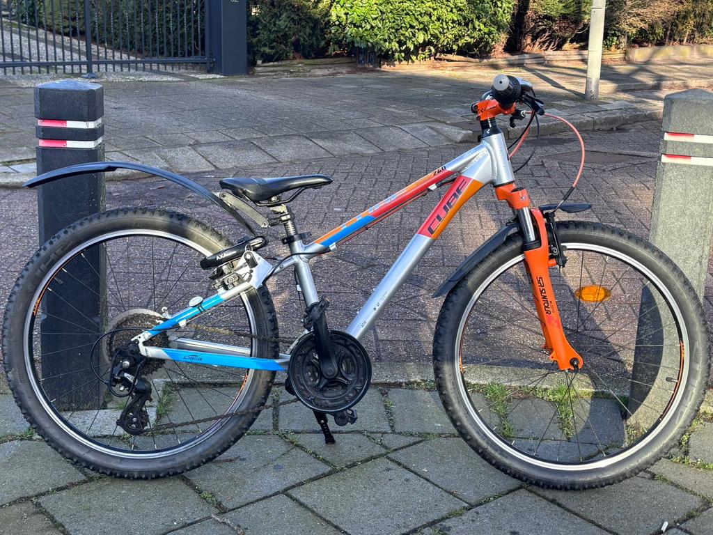 Cube Action Team 24inch mountainbike, Ophalen, Velgrem, 24 inch, Versnellingen