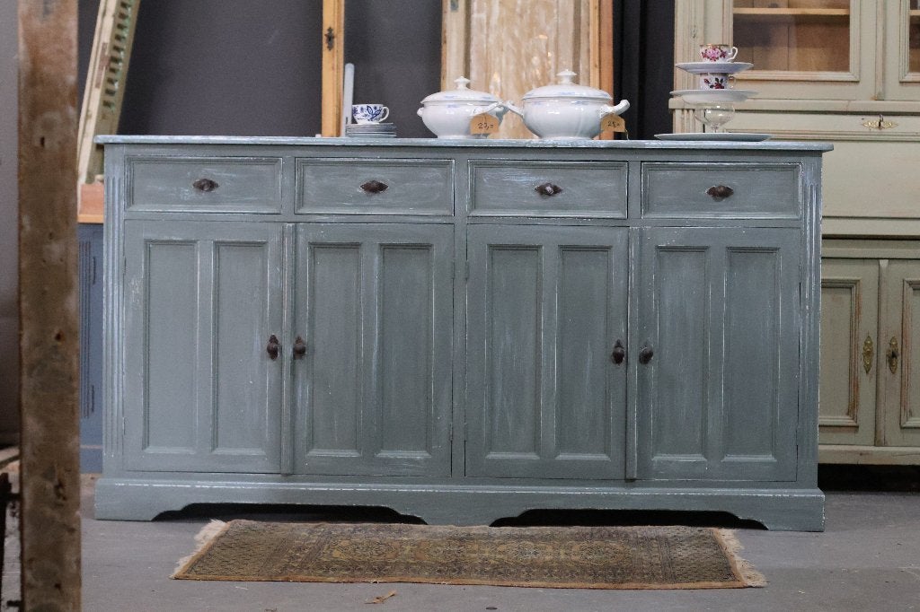 Dressoir * strandhuisje * brocante vintage, Huis en Inrichting, Kasten | Dressoirs, Ophalen, Met plank(en), 150 tot 200 cm, Zo goed als nieuw