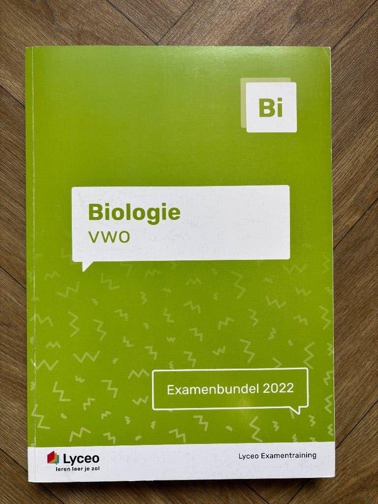 Lyceo examenbundel Biologie VWO, Boeken, Lyceo, Ophalen of Verzenden, Zo goed als nieuw, Beta
