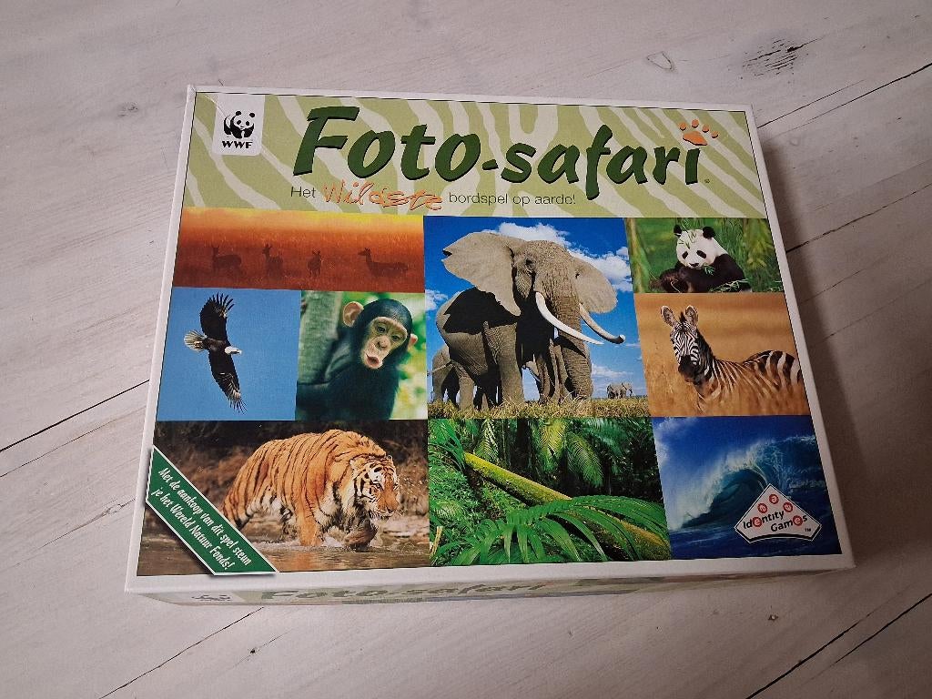 Spel: Foto safari - het wildste bordspel op aarde, Ophalen of Verzenden, Zo goed als nieuw