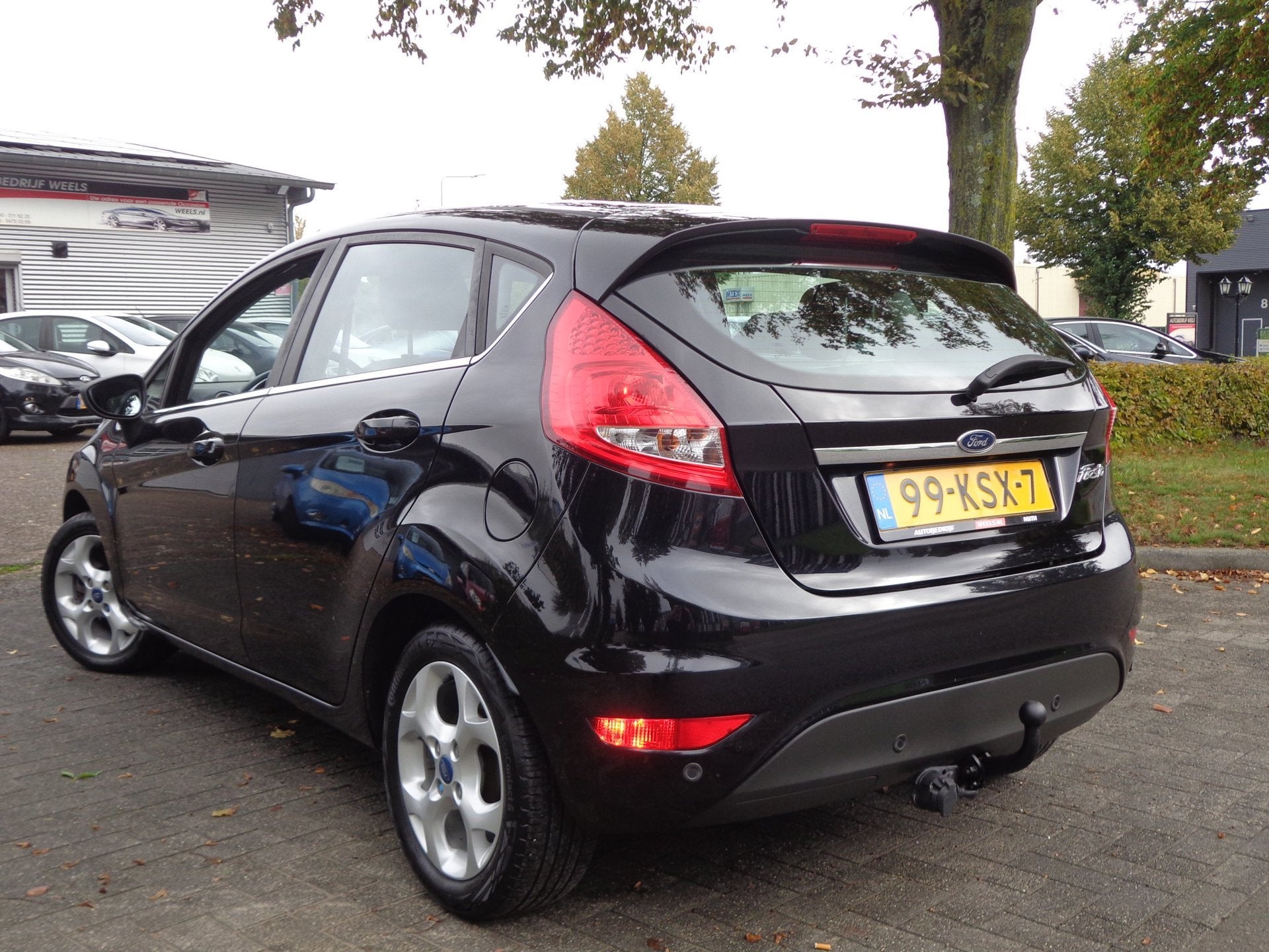 Ford Fiesta 1.6i 16V Titanium 2EigDealer Onderhoud, Auto's, Voorwielaandrijving, Alcantara, Zwart, Origineel Nederlands