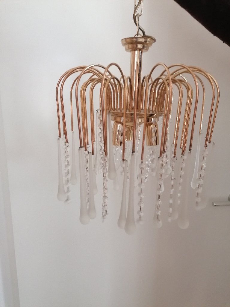 vintage teardrop lamp, Ophalen of Verzenden