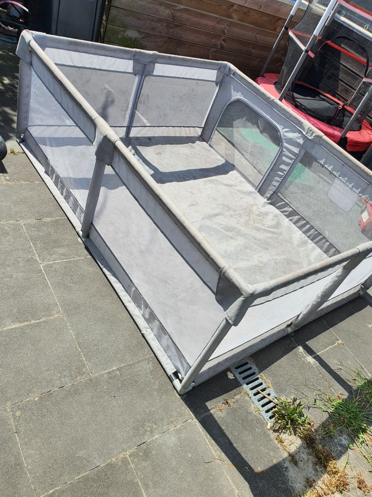 Grondbox 180x150 cm, Ophalen, Gebruikt, Vierkant