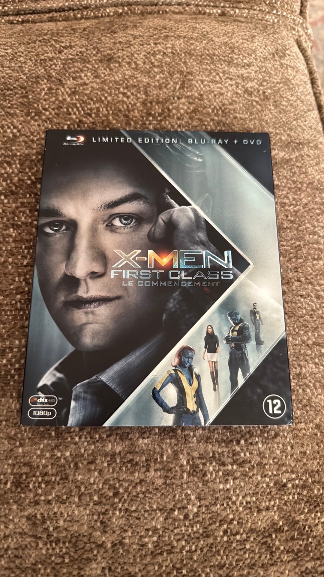 X-Men First Class blu-ray incl. DvD, Vanaf 12 jaar, Ophalen of Verzenden, Zo goed als nieuw