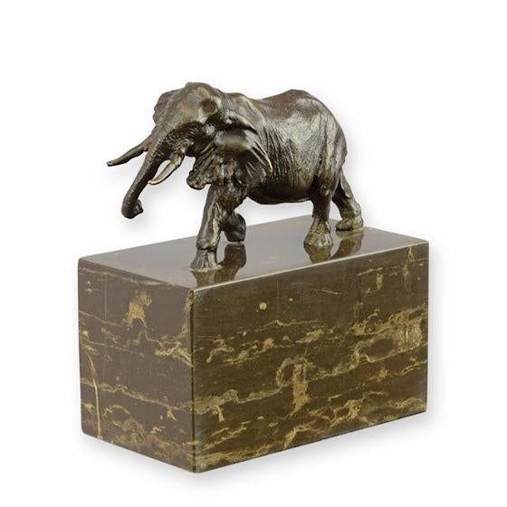 Olifant van brons 14x12,6x7, Verzenden