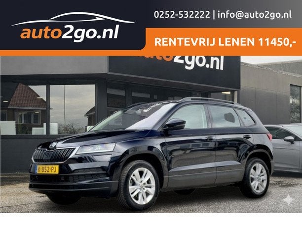 Skoda Karoq 1.5 TSI AUT7/DSG ACT EDITION LEDER NAVI AIRCO PA, Auto's, Skoda, 4 cilinders, 150 pk, Automatische klimaatregeling