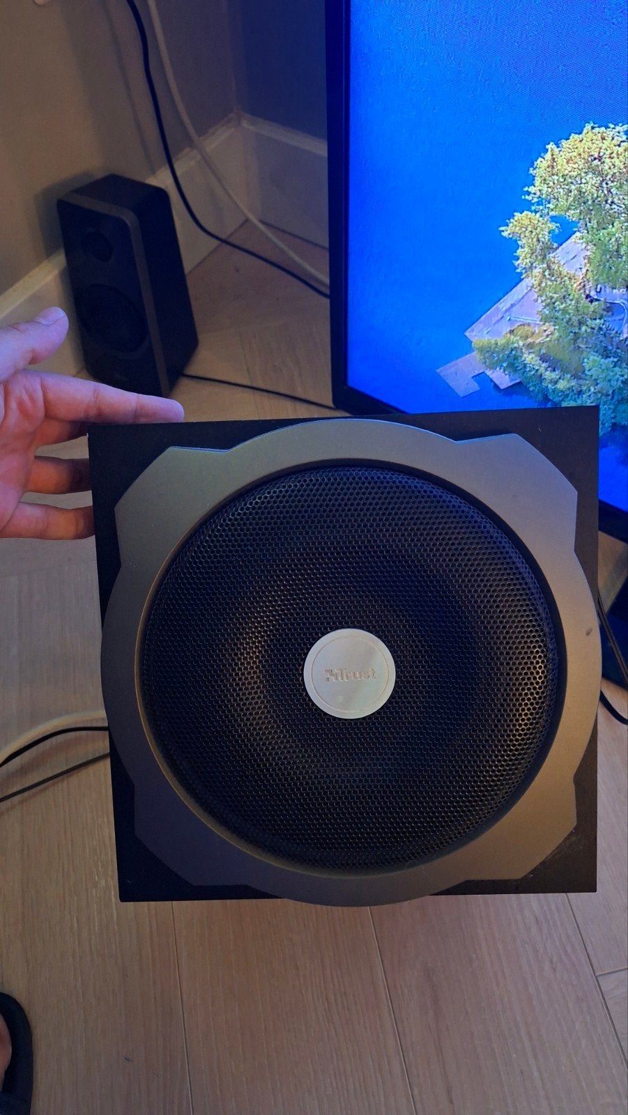 UITERLIJK WOENADAG WEG. Trust 2.1 Speakerset met Subwoofer, Audio, Tv en Foto, Luidsprekers, Gebruikt, Speakerset, AUX-ingang