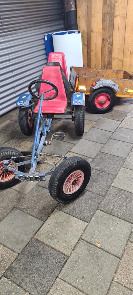 Gebruikte skelter met kar, Ophalen, Gebruikt, Overige merken, Met kar of aanhanger