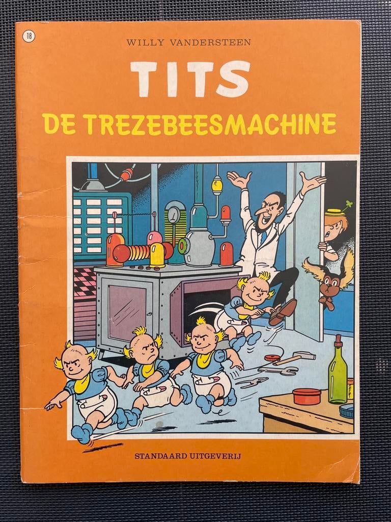 Tits: De Trezebeesmachine - Willy Vandersteen stripboek, Eén stripboek, Ophalen of Verzenden, Gelezen