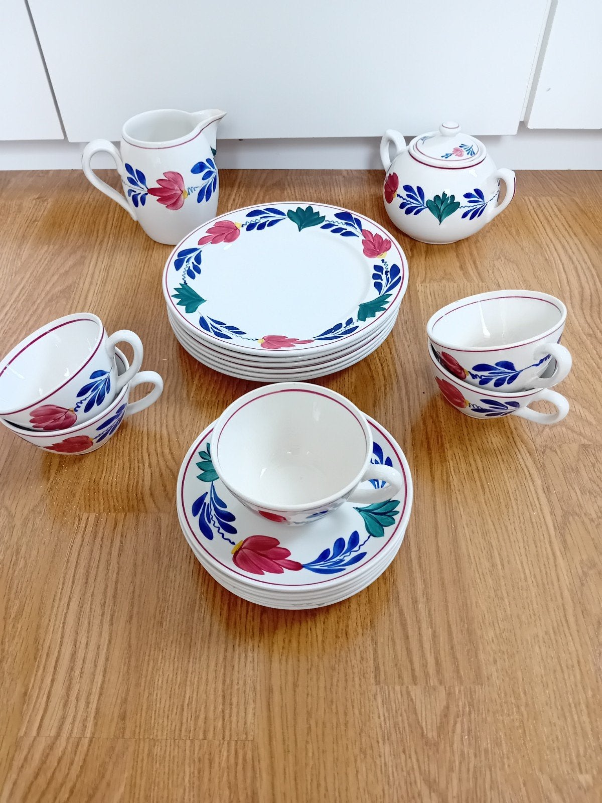 boerenbond servies, Ophalen