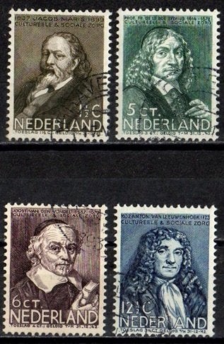 Nederland nr. 296-299 Zomerzegels 1937 gestempeld, Postzegels en Munten, Postzegels | Nederland, Verzenden, T/m 1940, Gestempeld