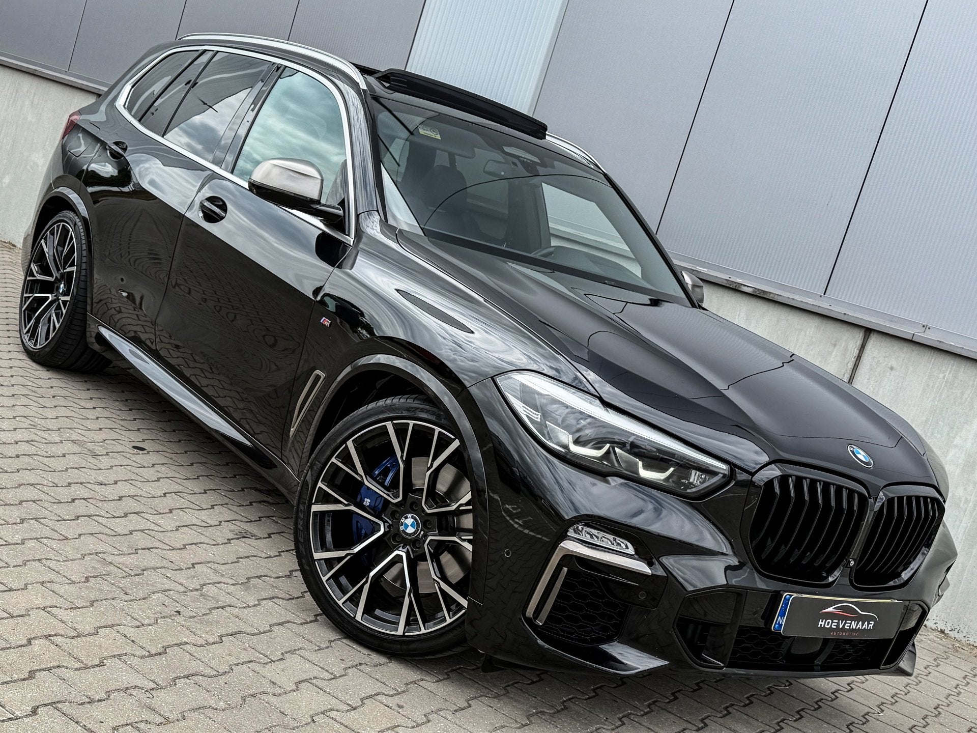 BMW X5 M50d High Executive M-sport 4WB Dealer onh 22Inch, Auto's, BMW, Gebruikt, 2993 cc, Zwart, Leder