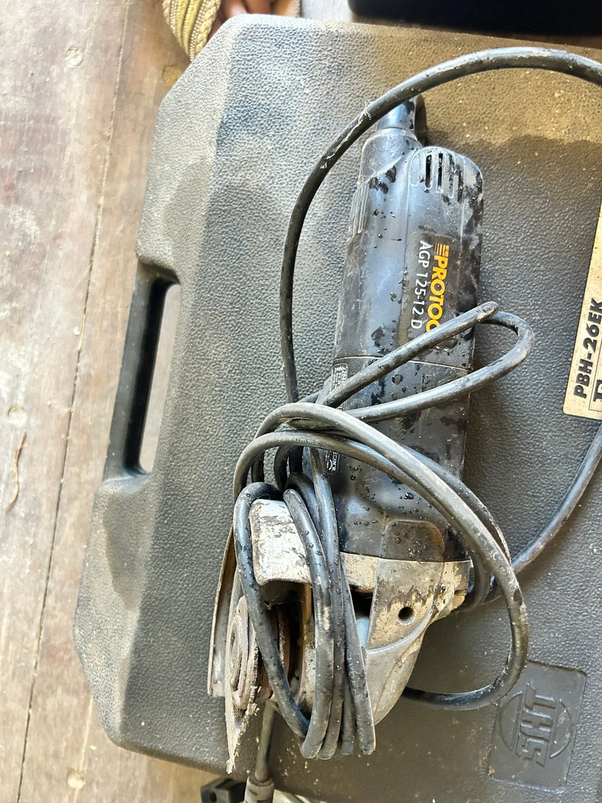 Protool haakse slijper, Ophalen, Gebruikt, 700 tot 1000 watt, Haakse handslijpmachine