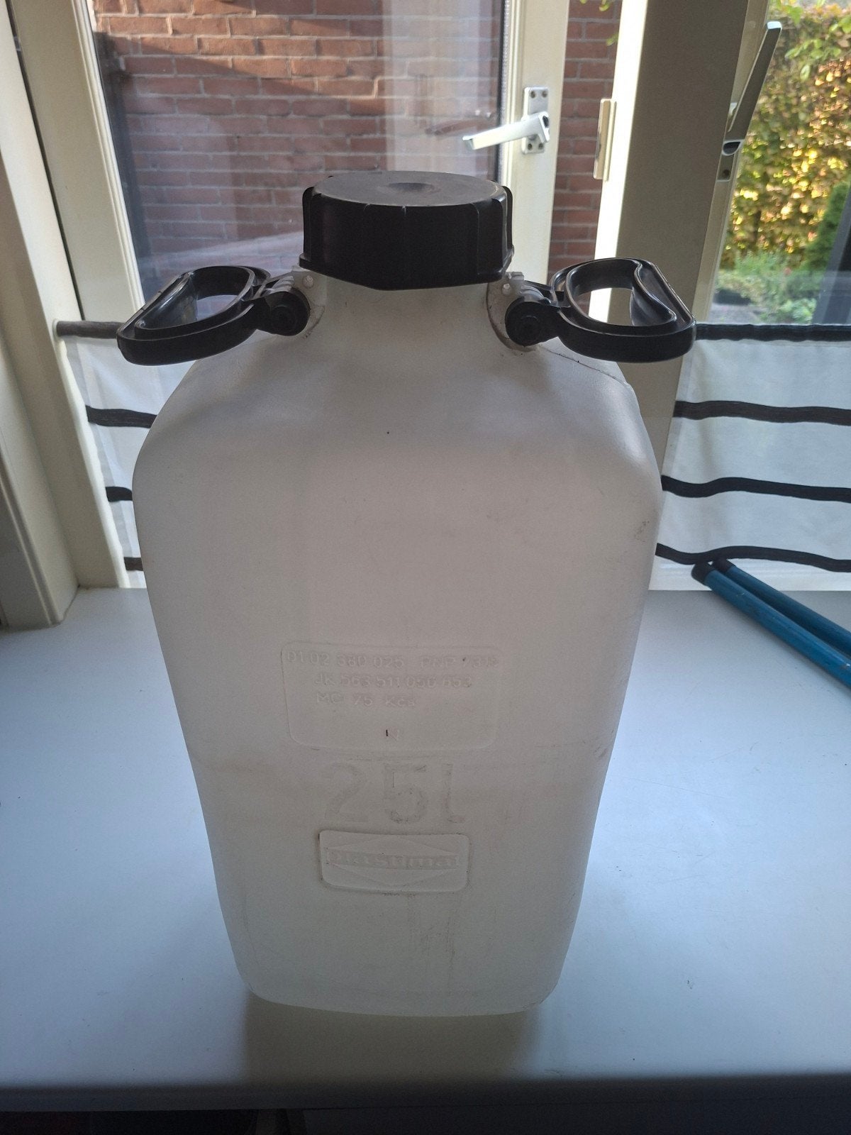 Watertank schoonwater 25L met handvatten en dop, Ophalen, Gebruikt