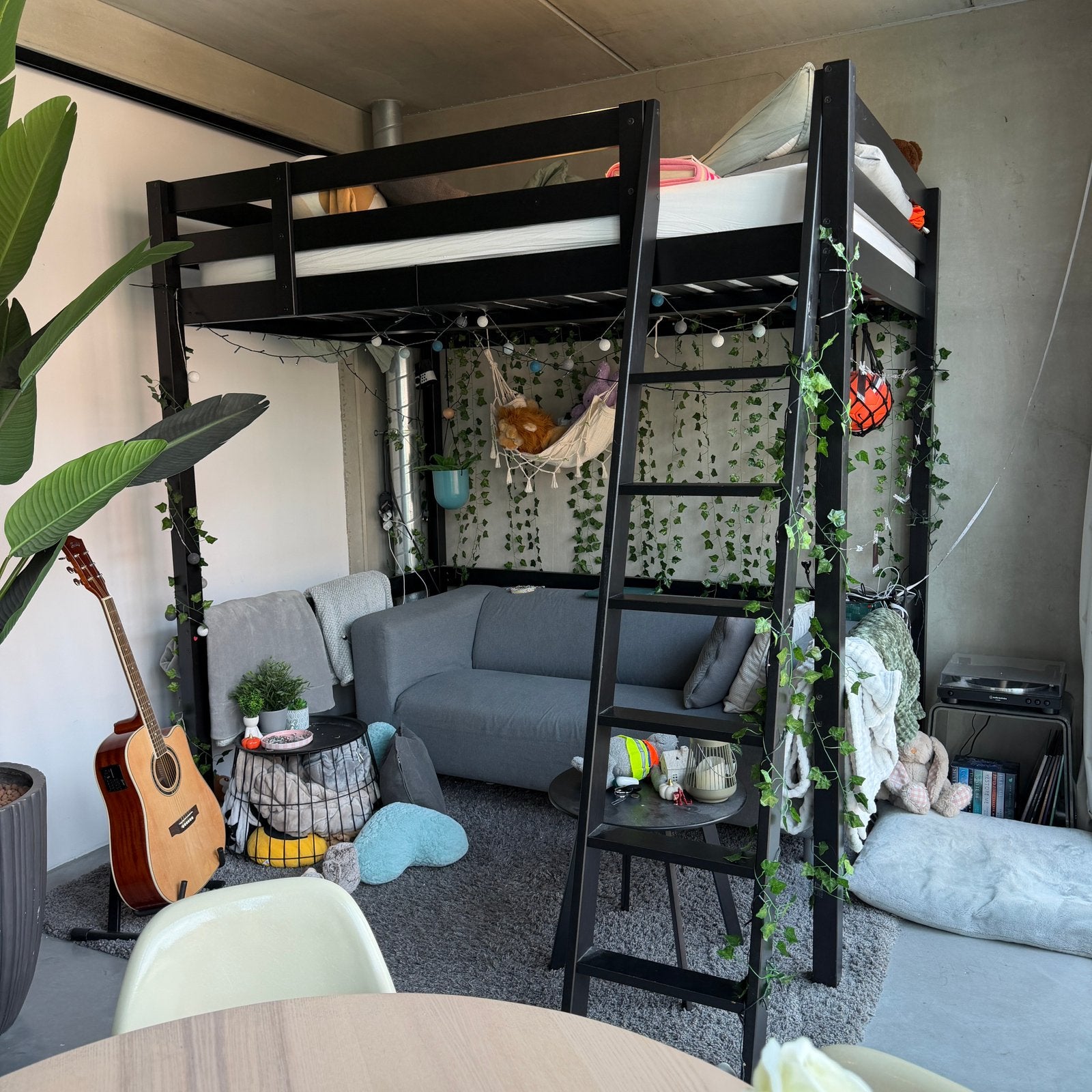 Ikea Stora Hoogslaper, Huis en Inrichting, Slaapkamer | Stapelbedden en Hoogslapers, Ophalen, Hoogslaper, Eenpersoons, 140 cm
