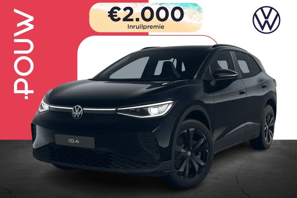 Volkswagen ID.4 286pk Pro Limited Edition 77 kWh | Trekhaak, Auto's, Volkswagen, Automaat, 12 maanden, Achterwielaandrijving, Zwart