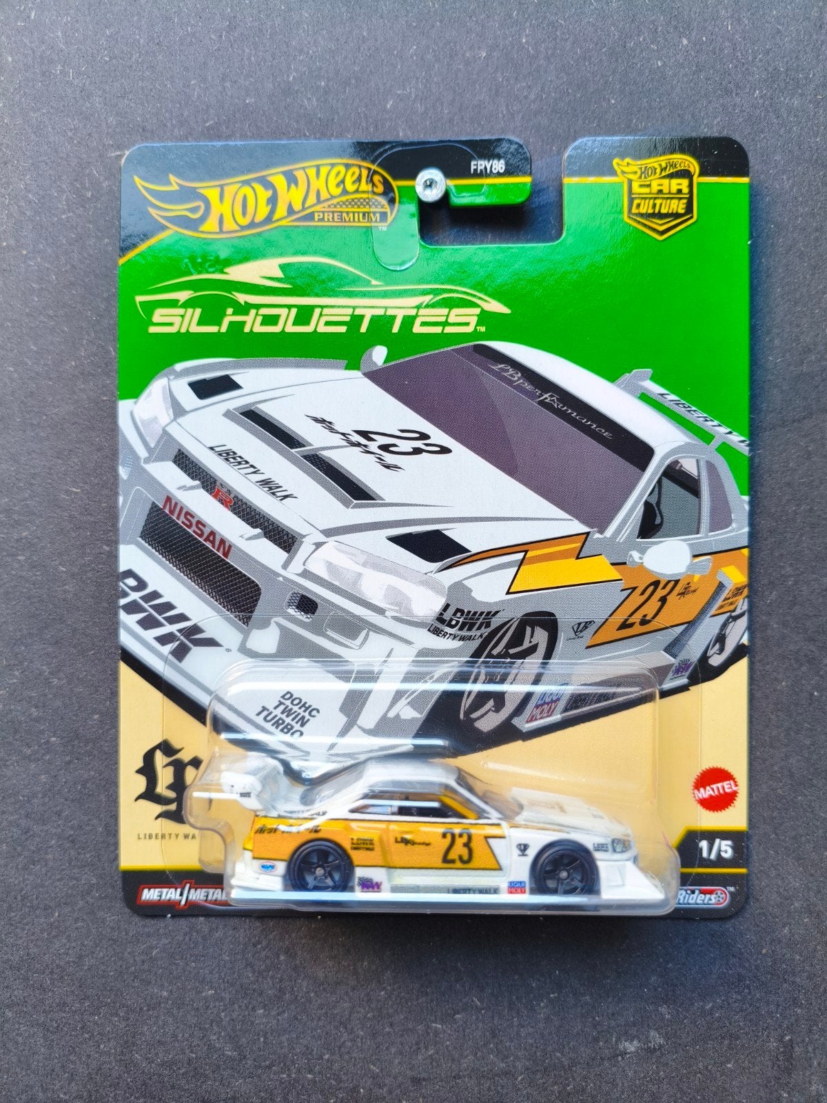 Hot Wheels Silhouettes R34 Super Silhouette Nissan Skylin, Ophalen of Verzenden, Nieuw, Auto