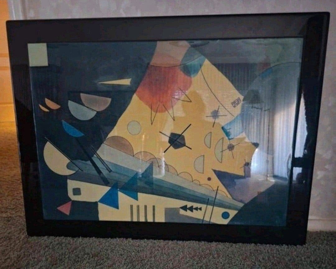 abstract van schilder wassily kandinsky, Antiek en Kunst, Ophalen of Verzenden
