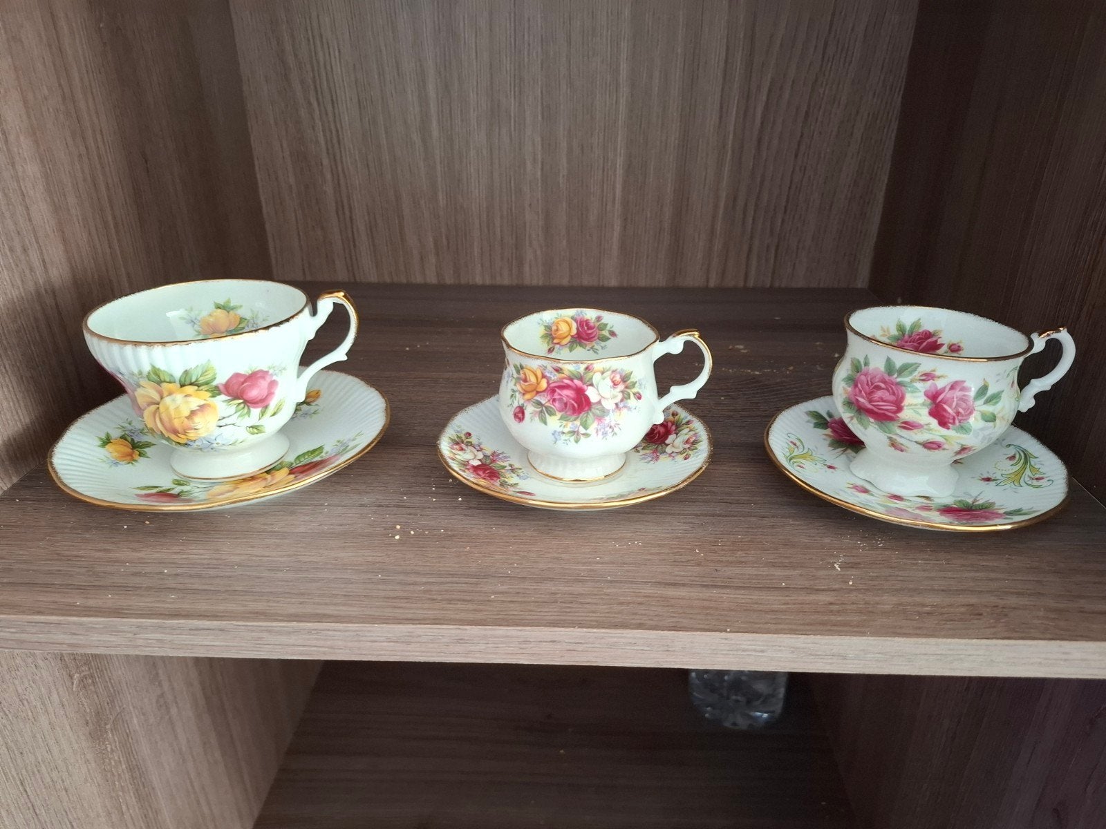 3 x kop en schotels, Ophalen of Verzenden