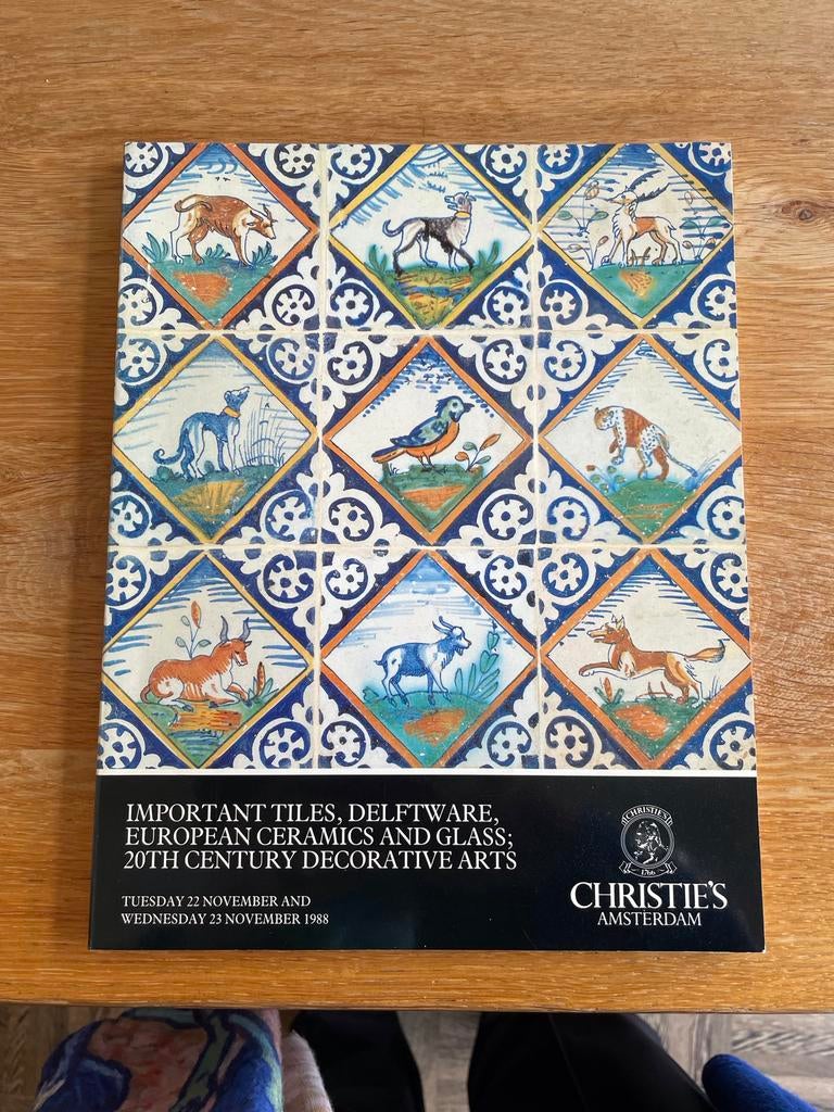 Christie's Amsterdam Catalogus - November 1988, Ophalen, Gelezen, Catalogus