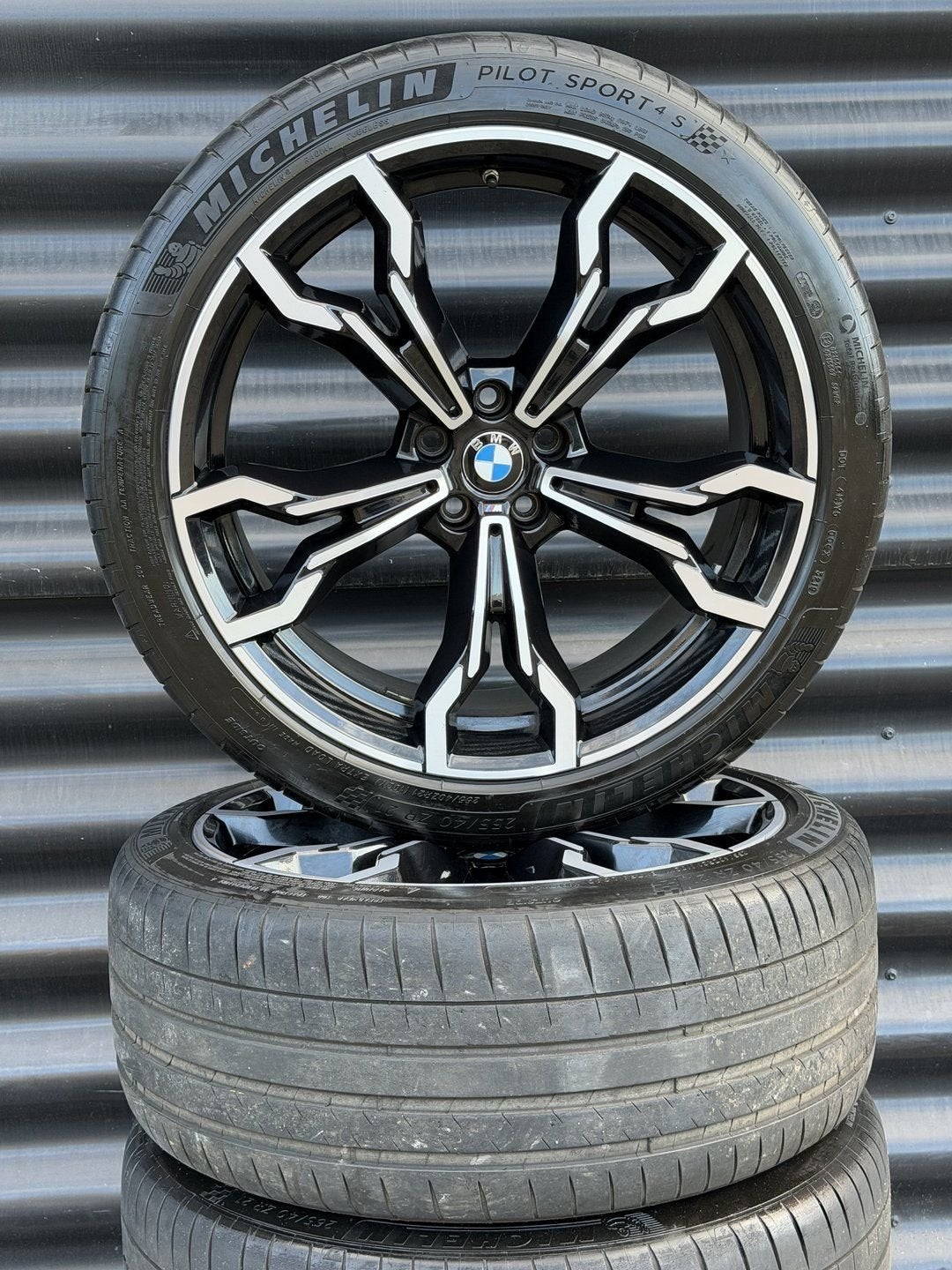 21” Orig BMW X3M X4M F97 F98 765M velgen Michelin banden, Gebruikt, -, -, Banden en Velgen