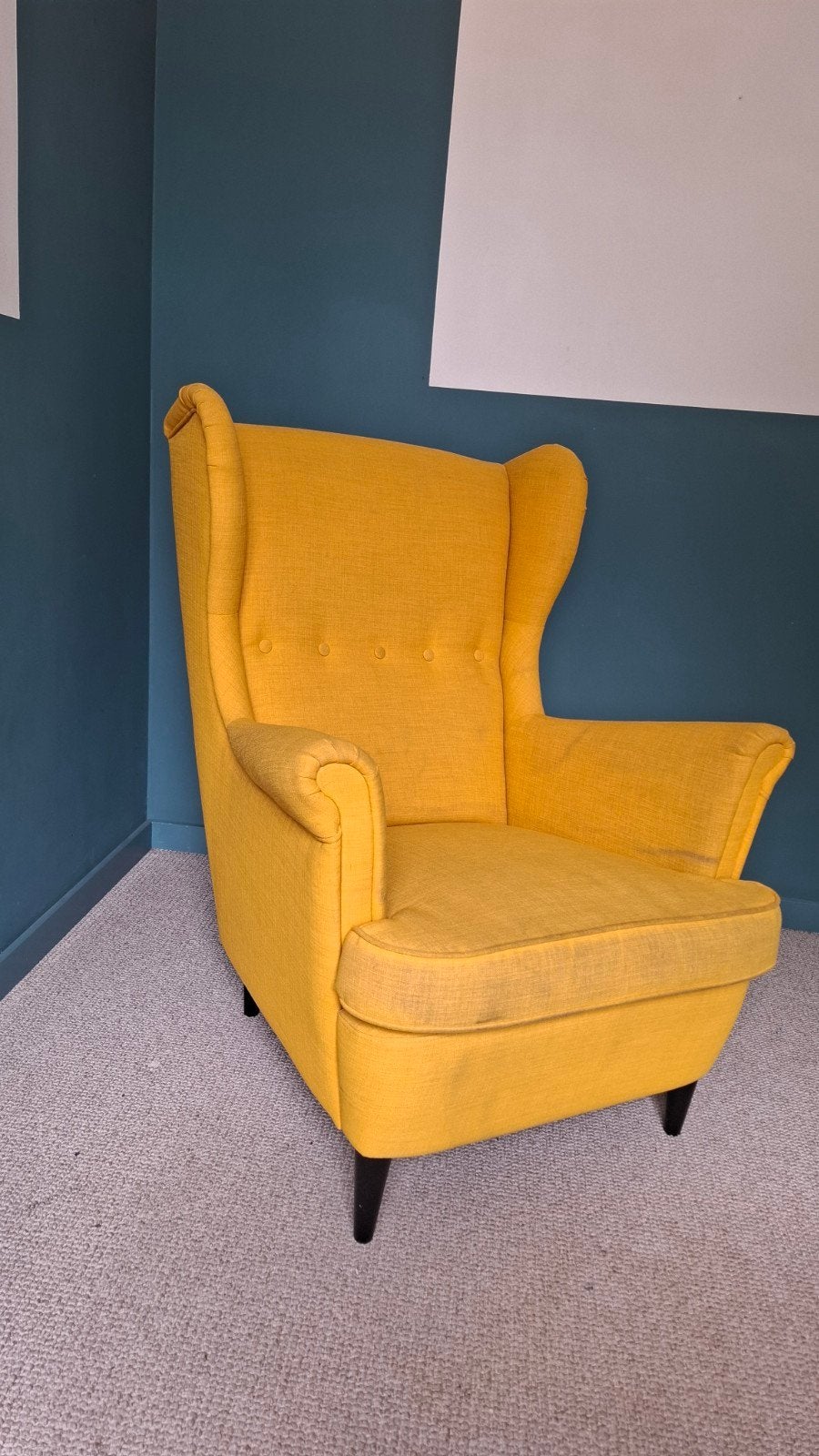Ikea Strandmon fauteuil, Ophalen, Gebruikt, 75 tot 100 cm, 75 tot 100 cm