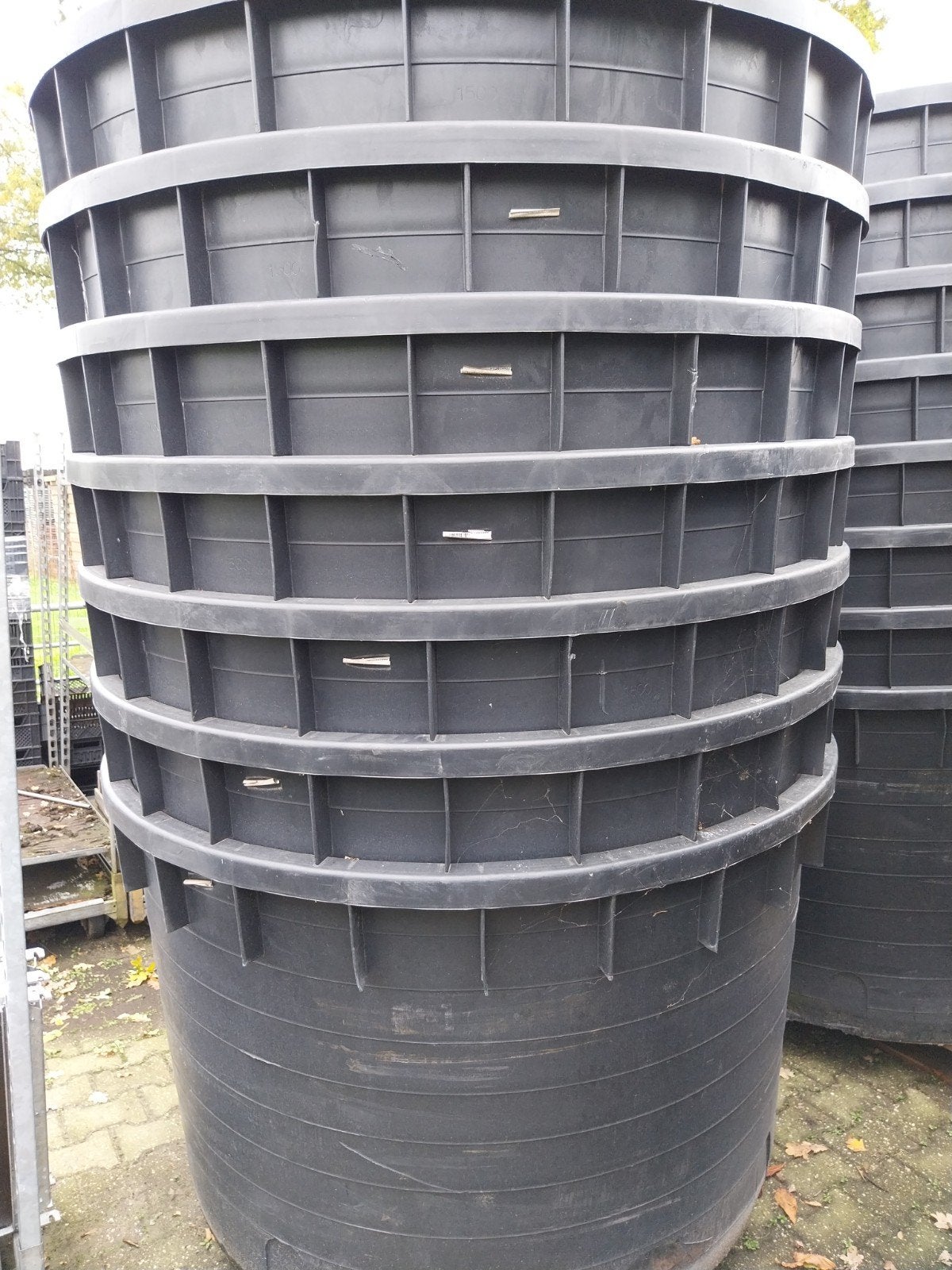 1500 liter boomcontainers nieuw, Ophalen