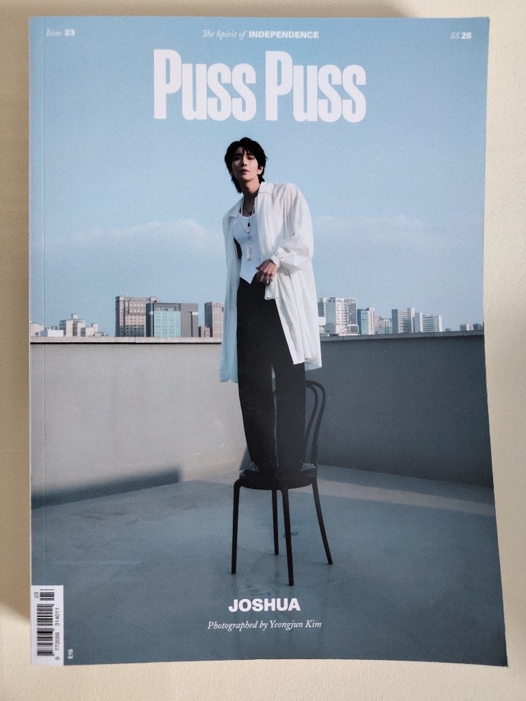 Kpop Seventeen Joshua Puss Puss magazine, Ophalen of Verzenden, Zo goed als nieuw, Boek, Tijdschrift of Artikel