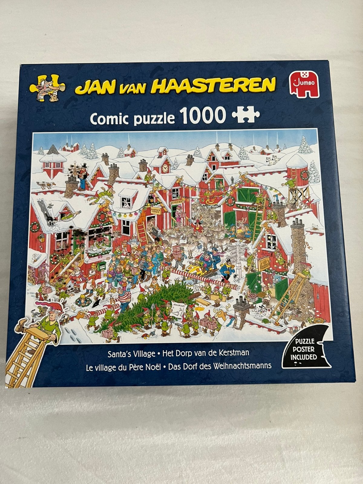 Jan van Haasteren dorp van de kerstman, Ophalen, 500 t/m 1500 stukjes, Zo goed als nieuw