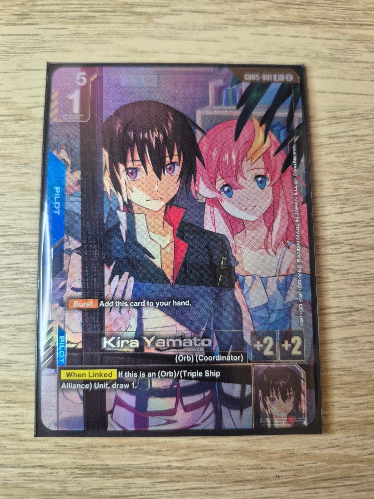 gundam  kira yamato GD05-081 R+

ophalen op afspraak kan
ver, Ophalen of Verzenden, Nieuw, Losse kaart, Foil