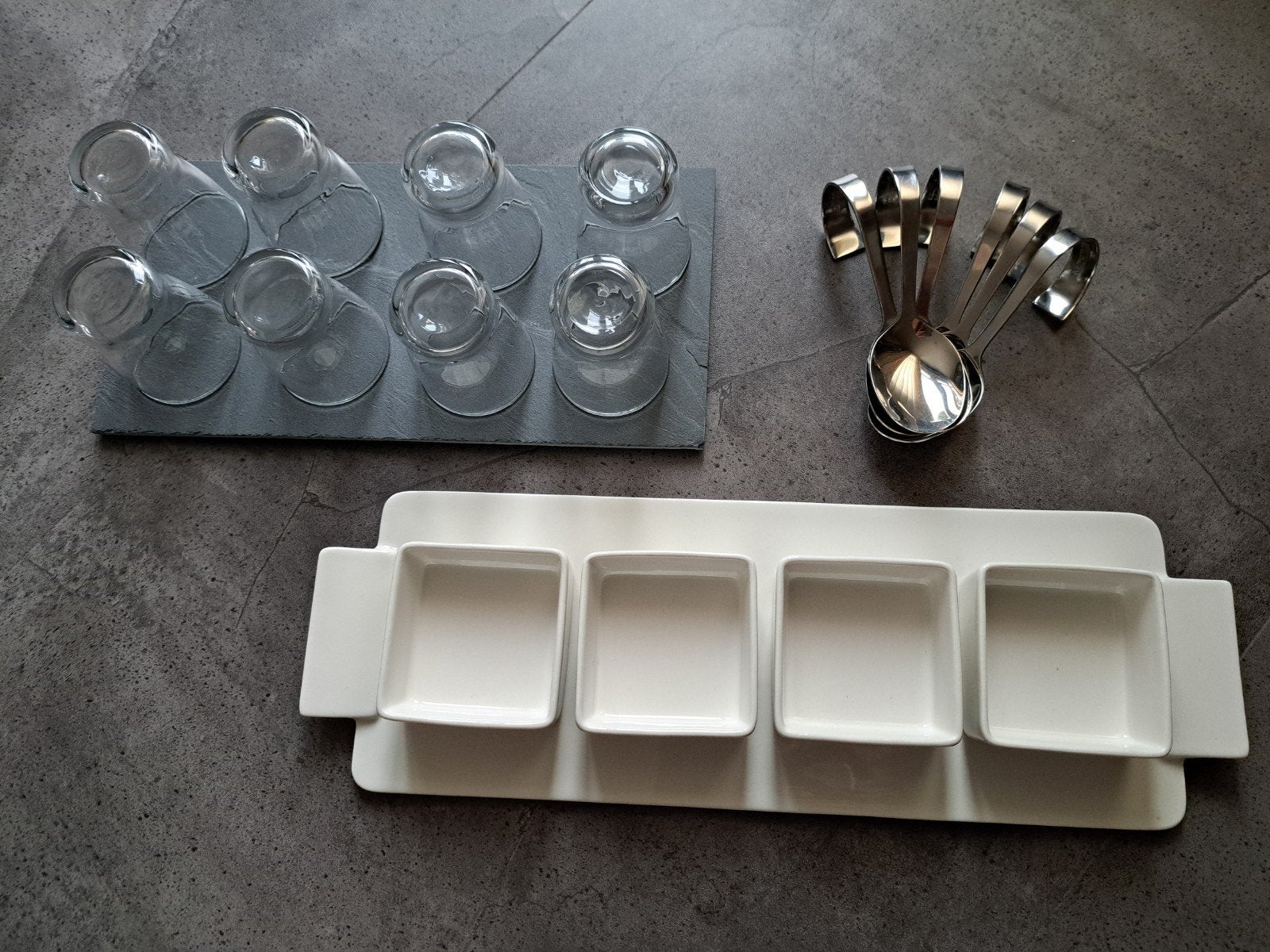 Keukenset te gebruiken o.a. voor tapas gerechtjes zgan, Ophalen of Verzenden, Zo goed als nieuw