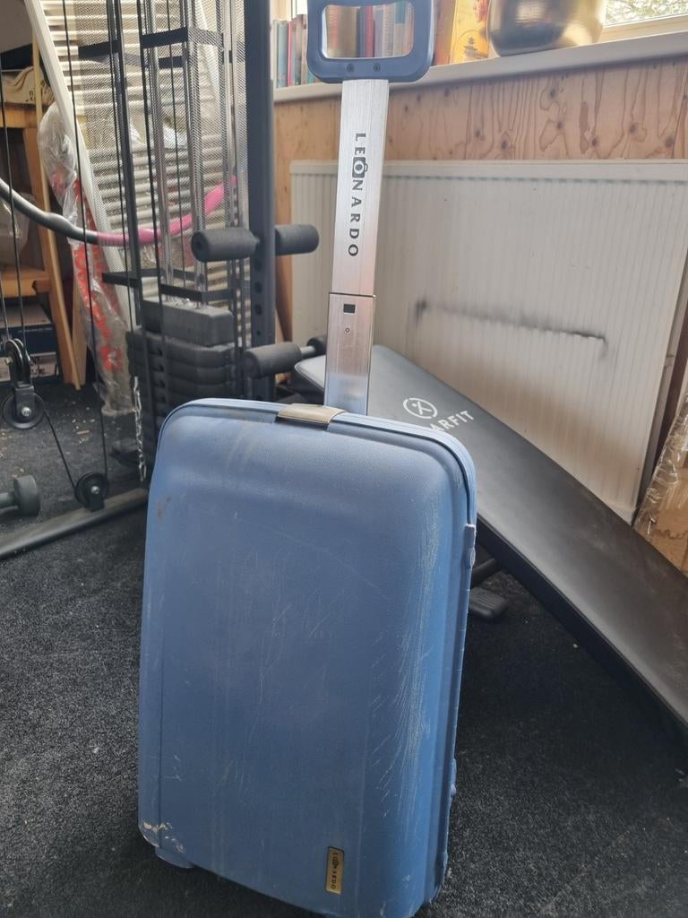 Leonardo Koffer Blauw - Handbagage Formaat, Ophalen