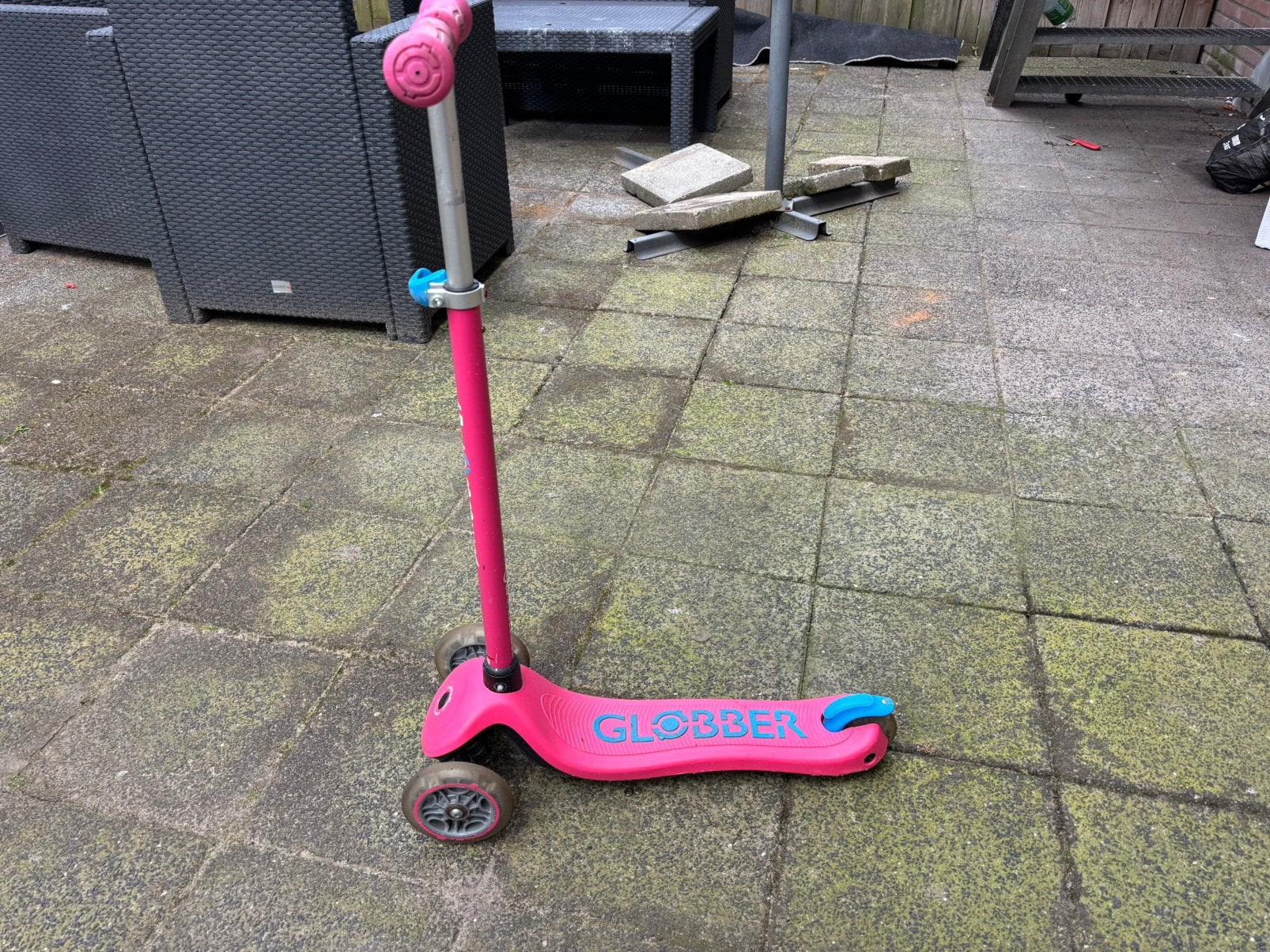 Roze Globber step voor kinderen, Fietsen en Brommers, Steps, Ophalen, Gebruikt, Gewone step