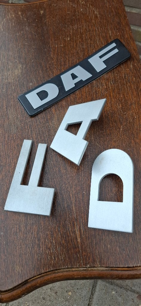 Daf letters, Ophalen, Nieuw, Seat, Bumper