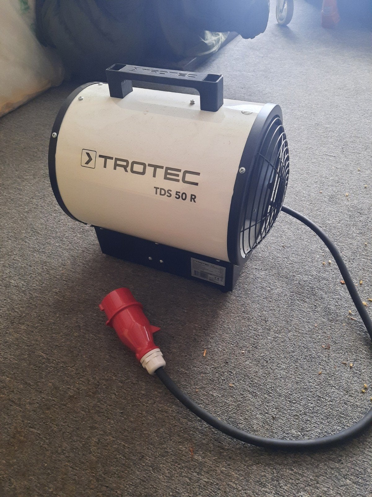 Trotec TDS 50 R elektrische kachel met verlengkabel, Ophalen, Zo goed als nieuw, Overige merken, Overige typen