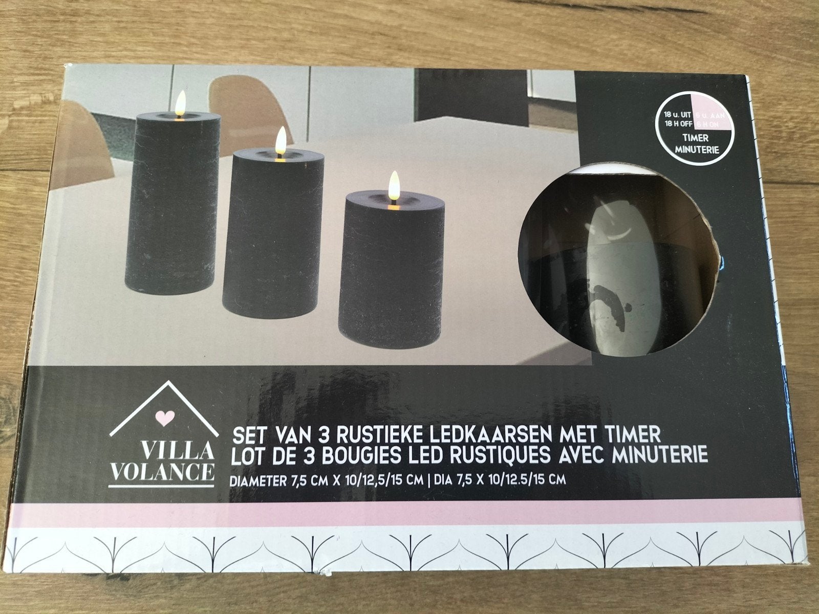 Kaarsen op batterij, Ophalen, Nieuw, Overige materialen, Minder dan 25 cm