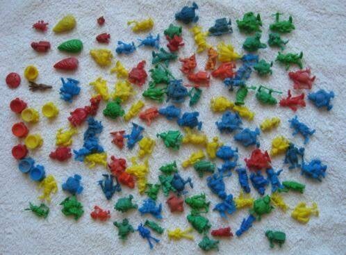 flinke handvol plastic mini figuurtjes van Asterix en Obelix, Ophalen of Verzenden, Asterix en Obelix, Zo goed als nieuw, Boek of Spel
