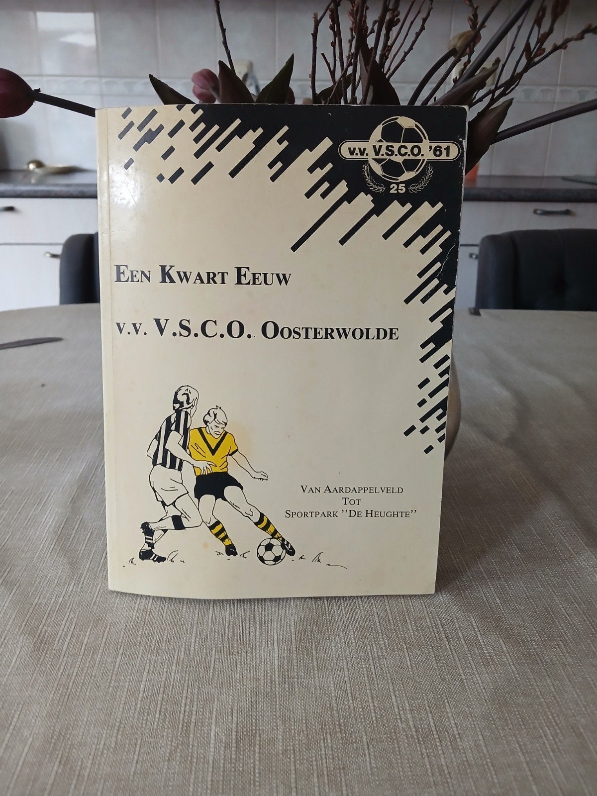 Een Kwart Eeuw v.v. V.S.C.O. Oosterwolde jubileumboek, Ophalen of Verzenden, Gelezen, Onbekend, Balsport