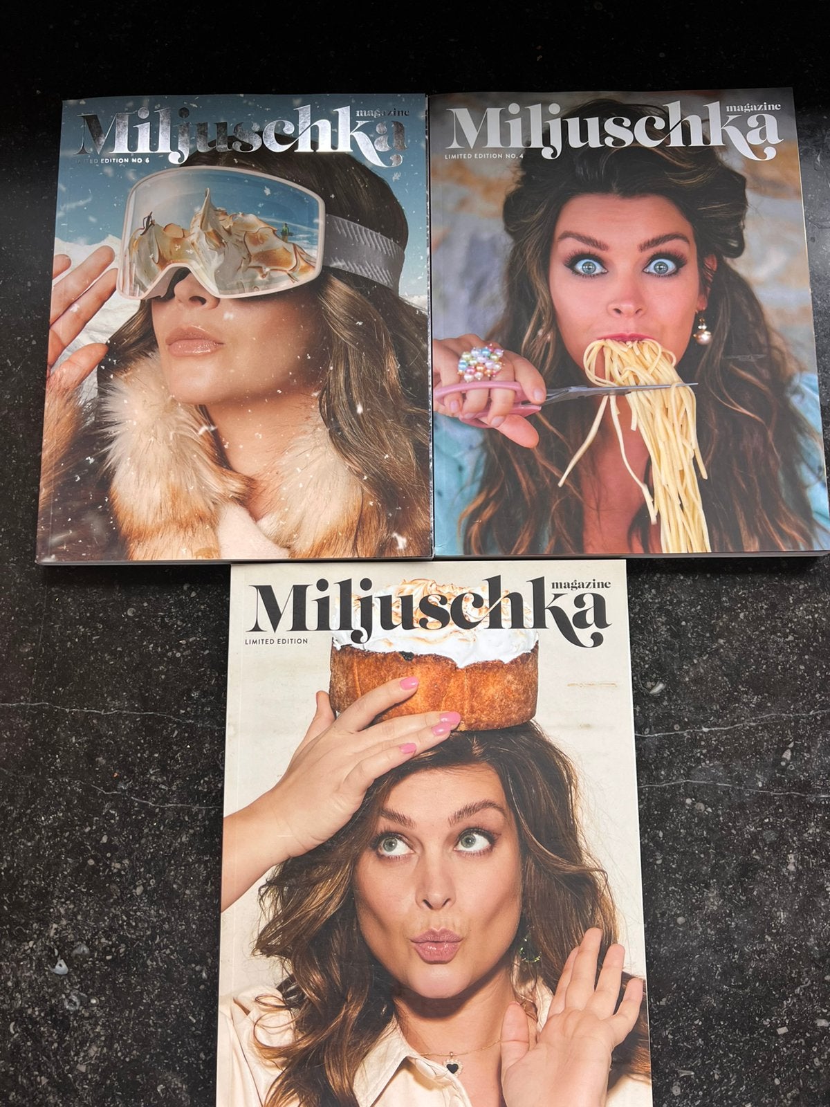 Miljuschka magazine nummer 1, 4 en 6, Ophalen of Verzenden, Zo goed als nieuw