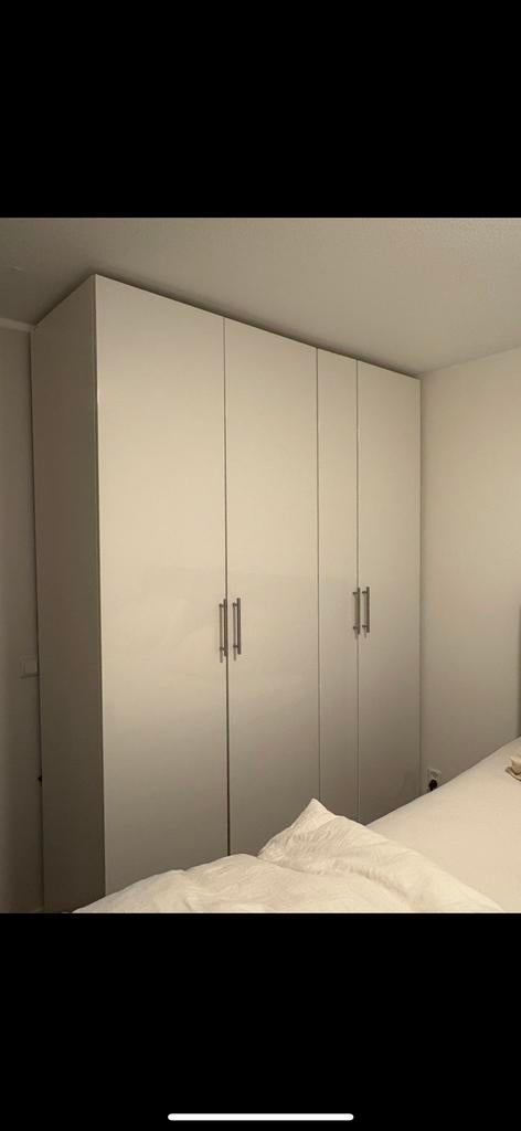 IKEA PAX   kledingkast met 4 deuren, Ophalen, Kunststof, Gebruikt, Met deur(en)
