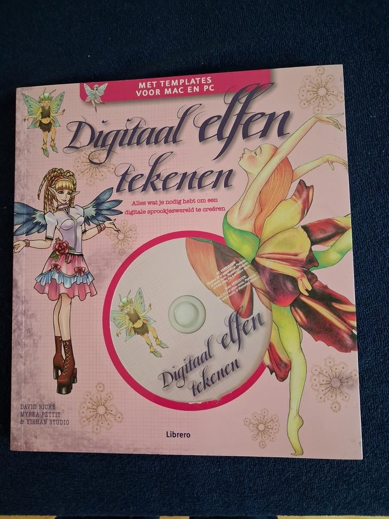 Digitaal elfen tekenen boek met templates (Mac/PC), Hobby en Vrije tijd, Ophalen of Verzenden, Zo goed als nieuw