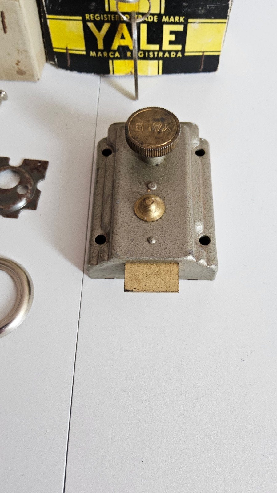 Yale oplegslot jaren '30, Ophalen of Verzenden, Slot