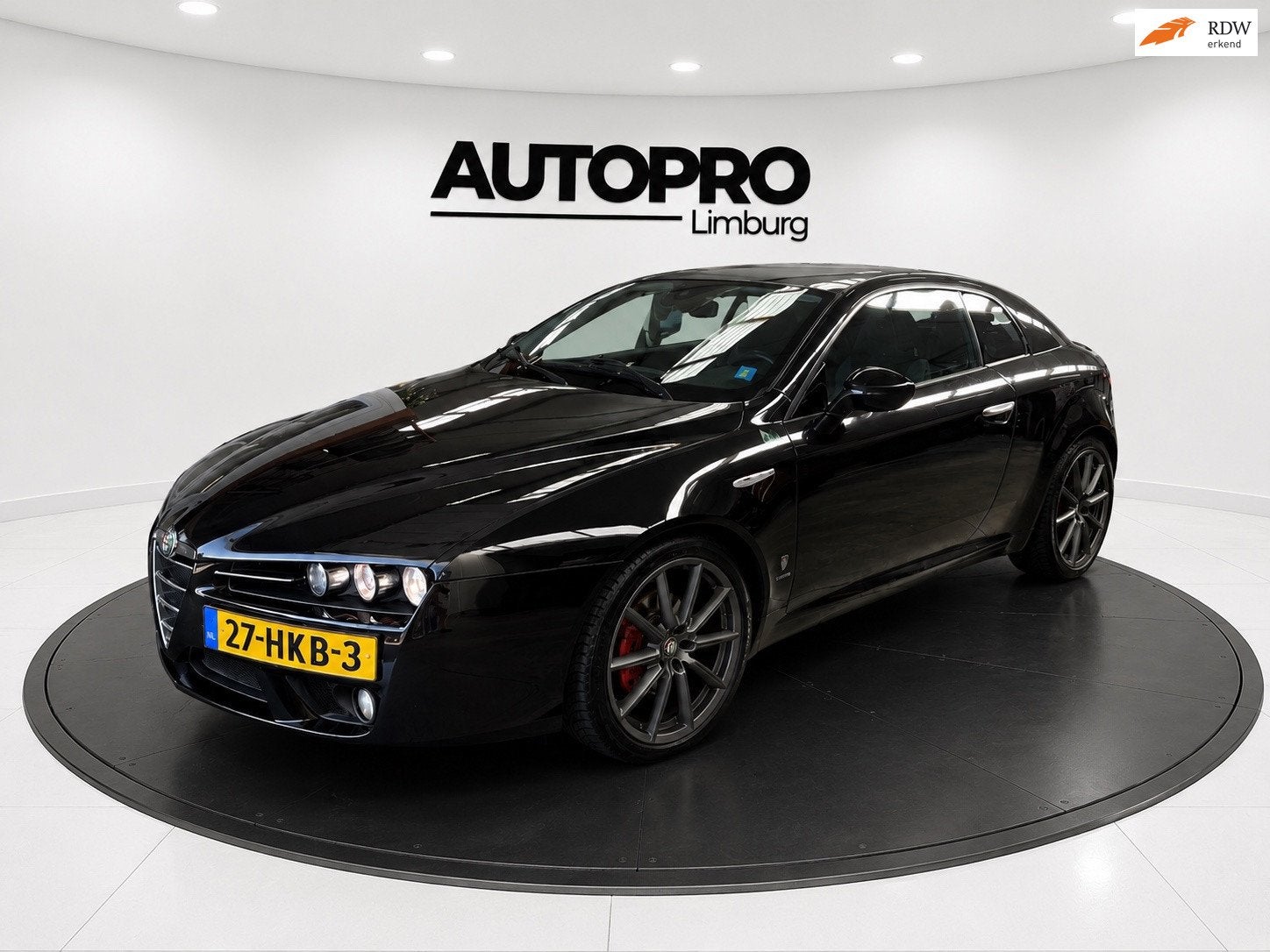 Alfa Romeo Brera 2.2 JTS, Auto's, Brera, Gebruikt, Zwart, 4 cilinders