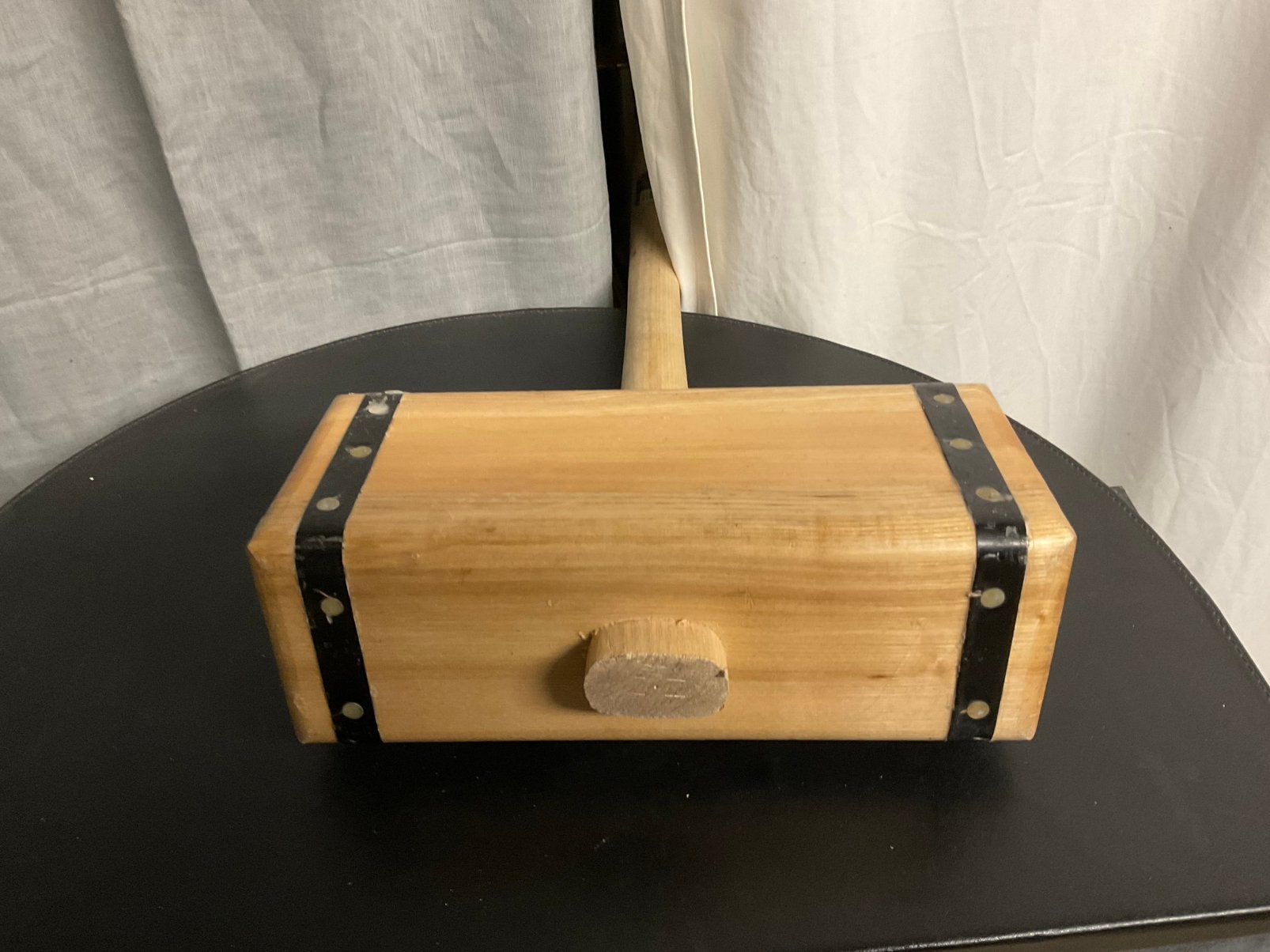 Houten moker - Atlas Excellent Quality, Ophalen, Zo goed als nieuw