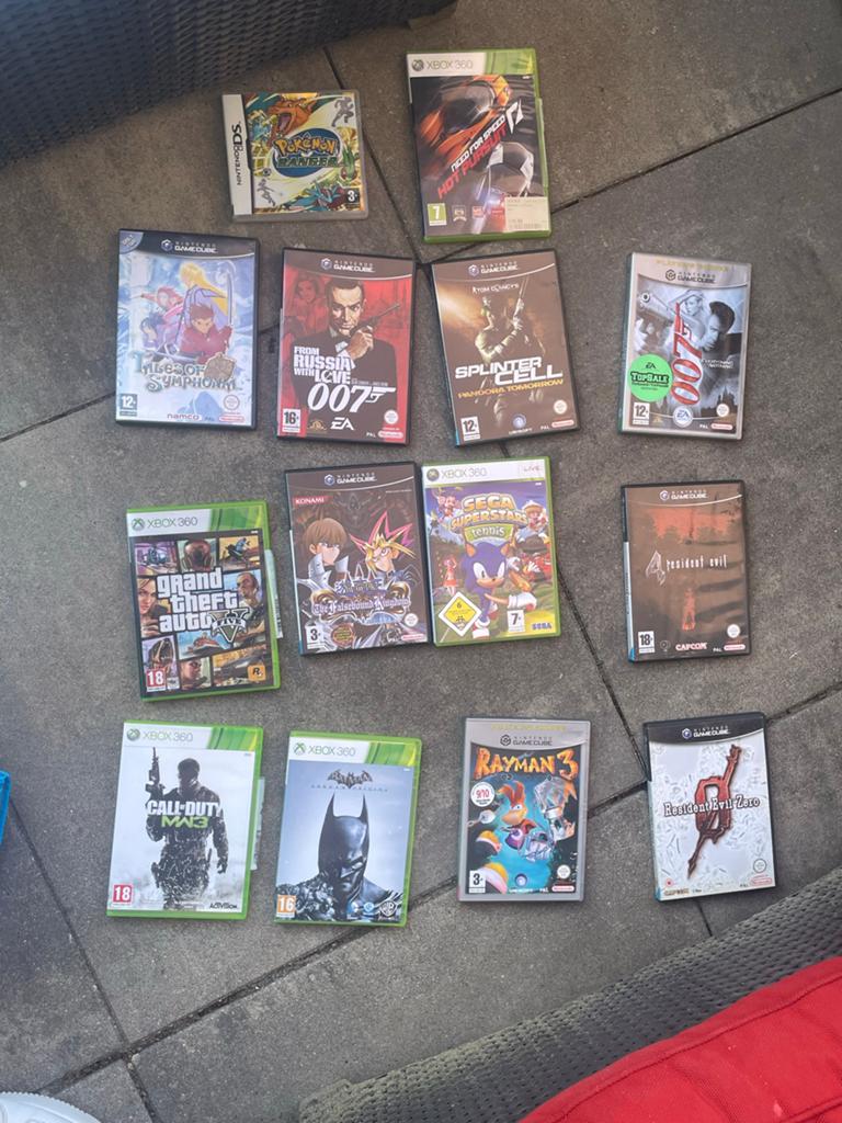 Diverse Xbox 360, DS en GamecubeGames Collectie, Gebruikt, Vanaf 18 jaar, Overige genres, 1 speler
