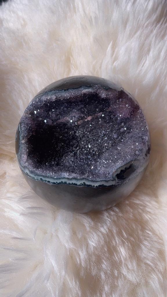 Amethist bol, Ophalen of Verzenden, Mineraal
