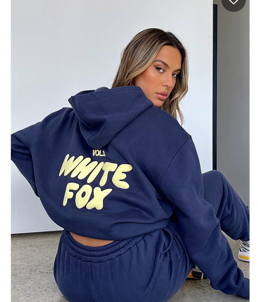 White Fox Offstage Hoodie Stellar maat S/M - NIEUW!!, Kleding | Dames, Truien en Vesten, Maat 38/40 (M), Blauw, Nieuw, Ophalen of Verzenden