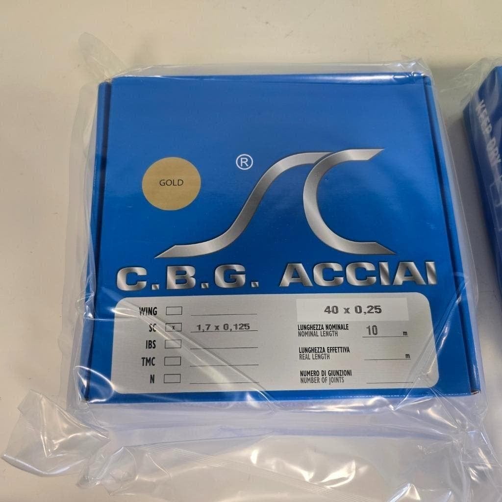 print dokter CBG Acciai GOLD 40 x 0,25 - 1,7x0,125 Nieuw, Ophalen, Nieuw