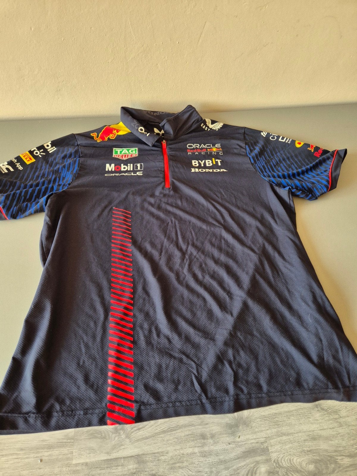 Originele Max Verstappen Red Bull Racing T-shirt, Kleding | Heren, T-shirts, Overige maten, Ophalen of Verzenden, Zo goed als nieuw