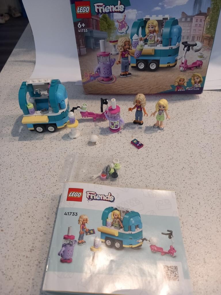 Lego 41733 mobiele bubble tea stand compleet, Kinderen en Baby's, Speelgoed | Duplo en Lego, Zo goed als nieuw, Lego, Complete set